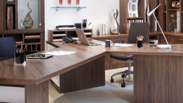 A convenient and qualitative desk as the main part of a home office