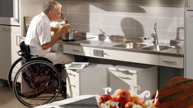 A kitchen for a disabled person planning: which aspects must be taken into account?